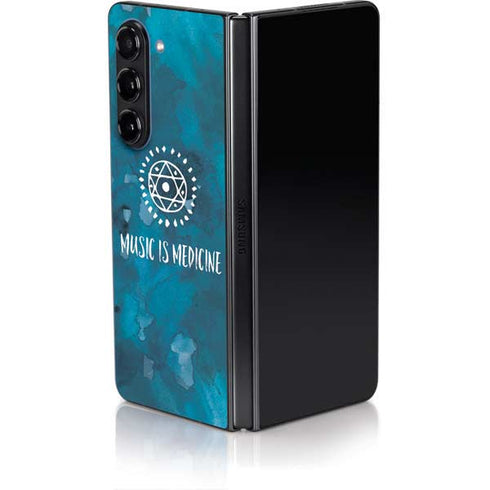 Music is Medicine Galaxy Z Fold5 5G Skin